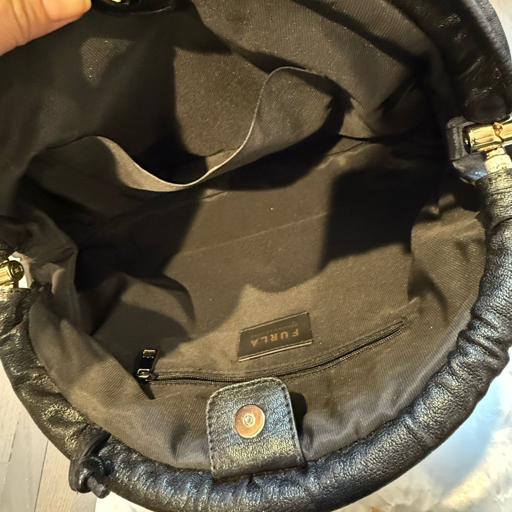 Furla Black Leather Clutch Bag - Picture 9 of 11